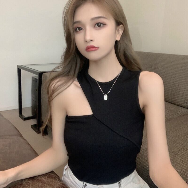 ストラップレスサマーカジュアルノースリーブトップス 夏物 ガールズファッション28187357573