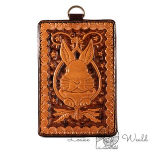 Pass case　Rabbit（With metal ring）