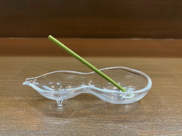 【香りを楽しむ・自分時間】お香立て(耐熱ガラス製)スティック用 手作り 京都土産 日本土産 お祝い 癒し 整える