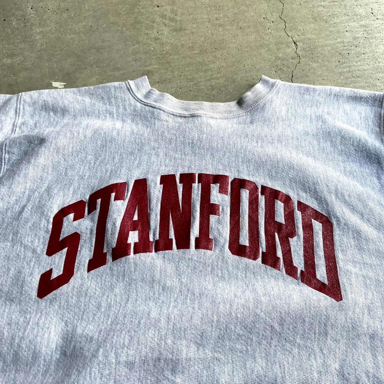 90年代 チャンピオン 刺繍タグ STANFORD カレッジロゴプリント 