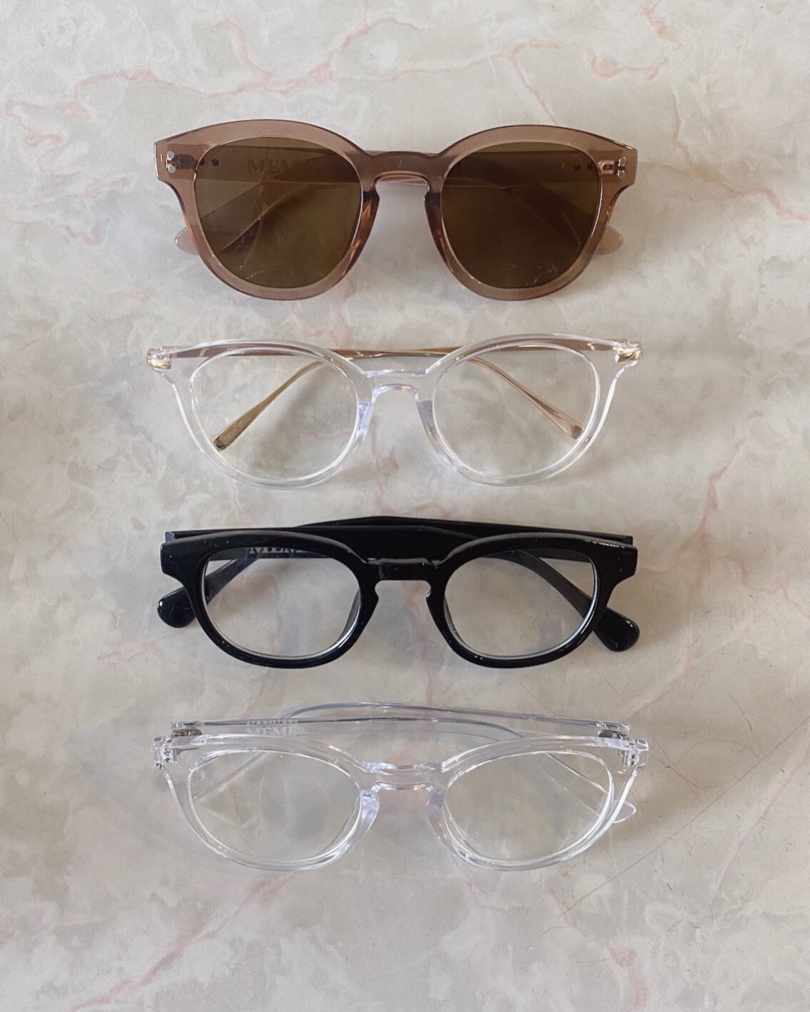 MEME simple clear sunglasses | MEME vintage（ミーム ヴィンテージ）