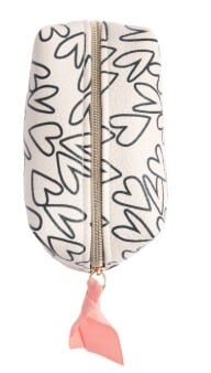 MONO HEARTS MINI CUBE COSMETIC BAG_PMC114