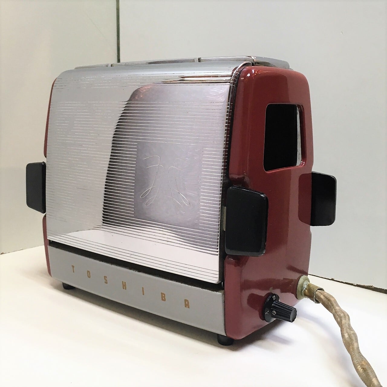 ポップアップトースター レトロ 東芝 - 調理機器