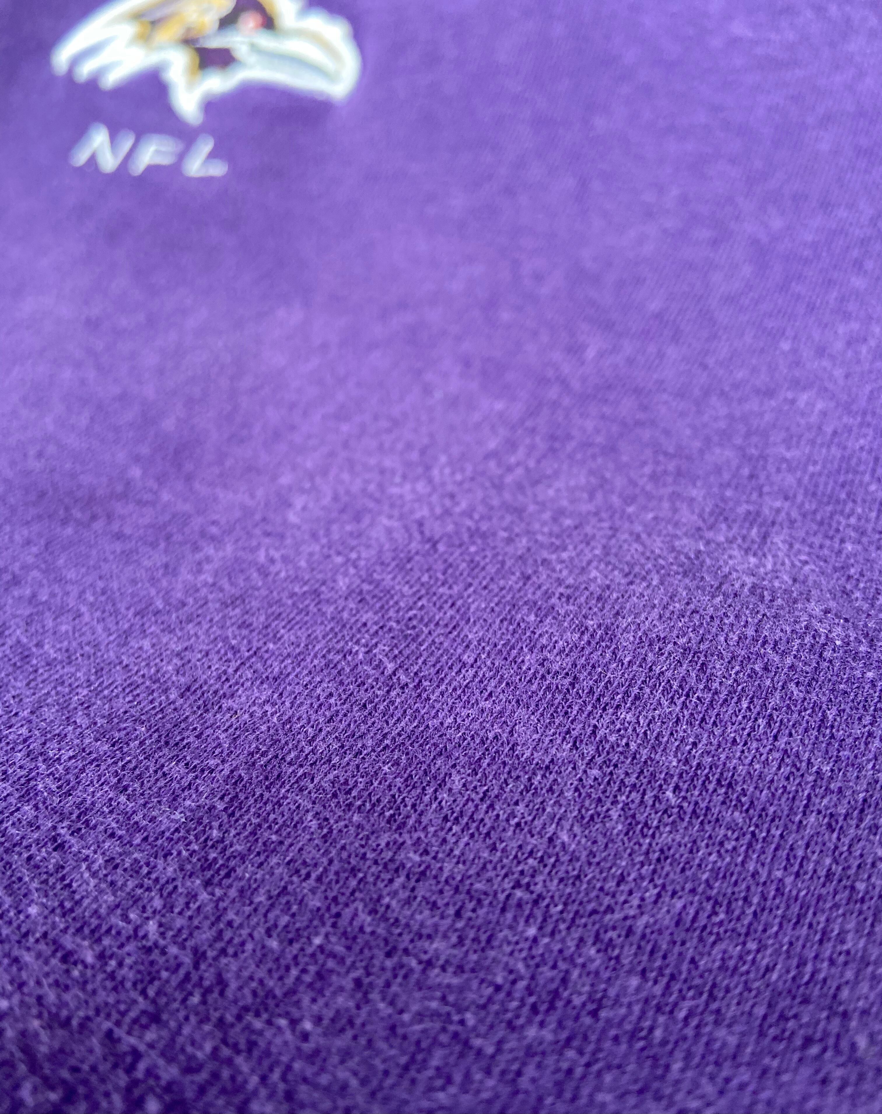 USA製 NFL レイブンズ RAVENS 紫 スウェット 刺繍ロゴ | 【古着 らく 