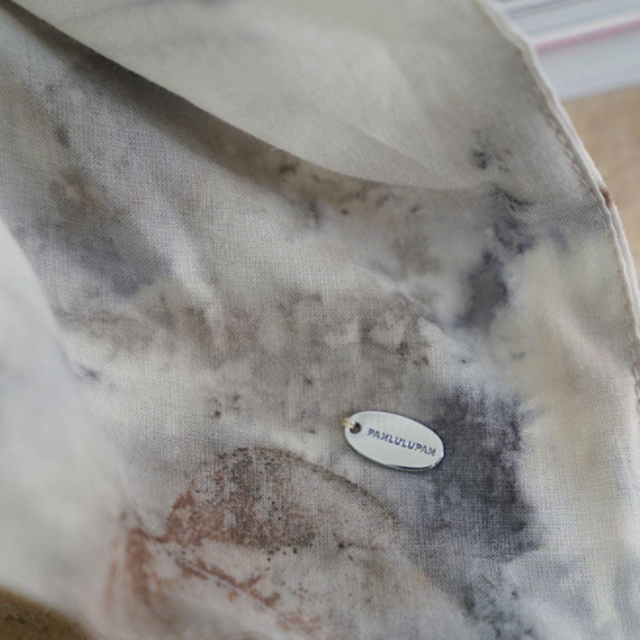 Cendre Marble Hair Scarf F0671