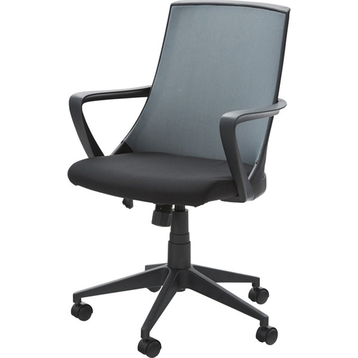 オフィスチェア OFC-11BK OFC-11WH デスクチェア パソコンチェア 肘掛け イス 高さ調整 キャスター シンプル リモートワーク