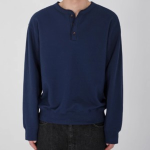 ヘンリーネックロングTシャツ　0825