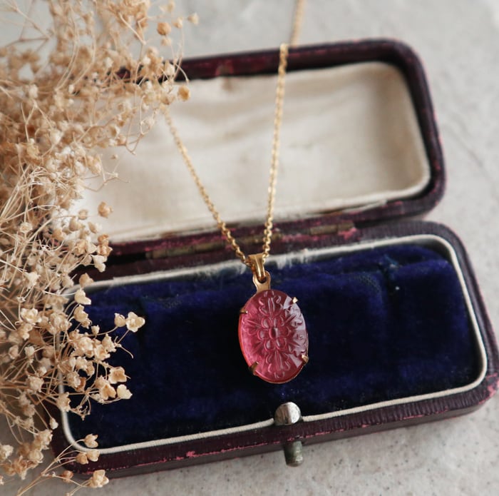 14kgf】大粒！ドミニカ産ラリマーの一粒ネックレス | mignons