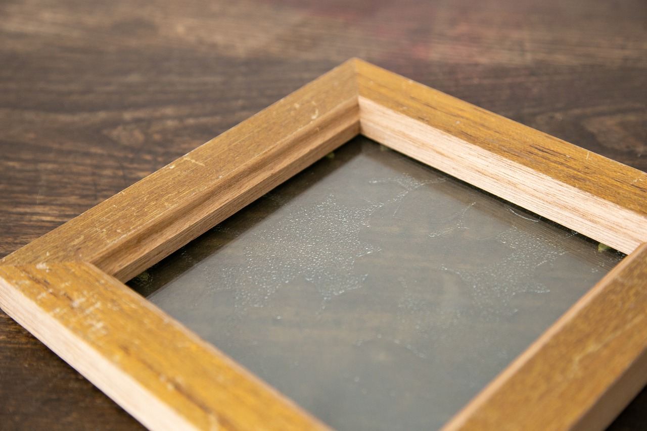 古材フレーム　正方形（15×15cm）｜281