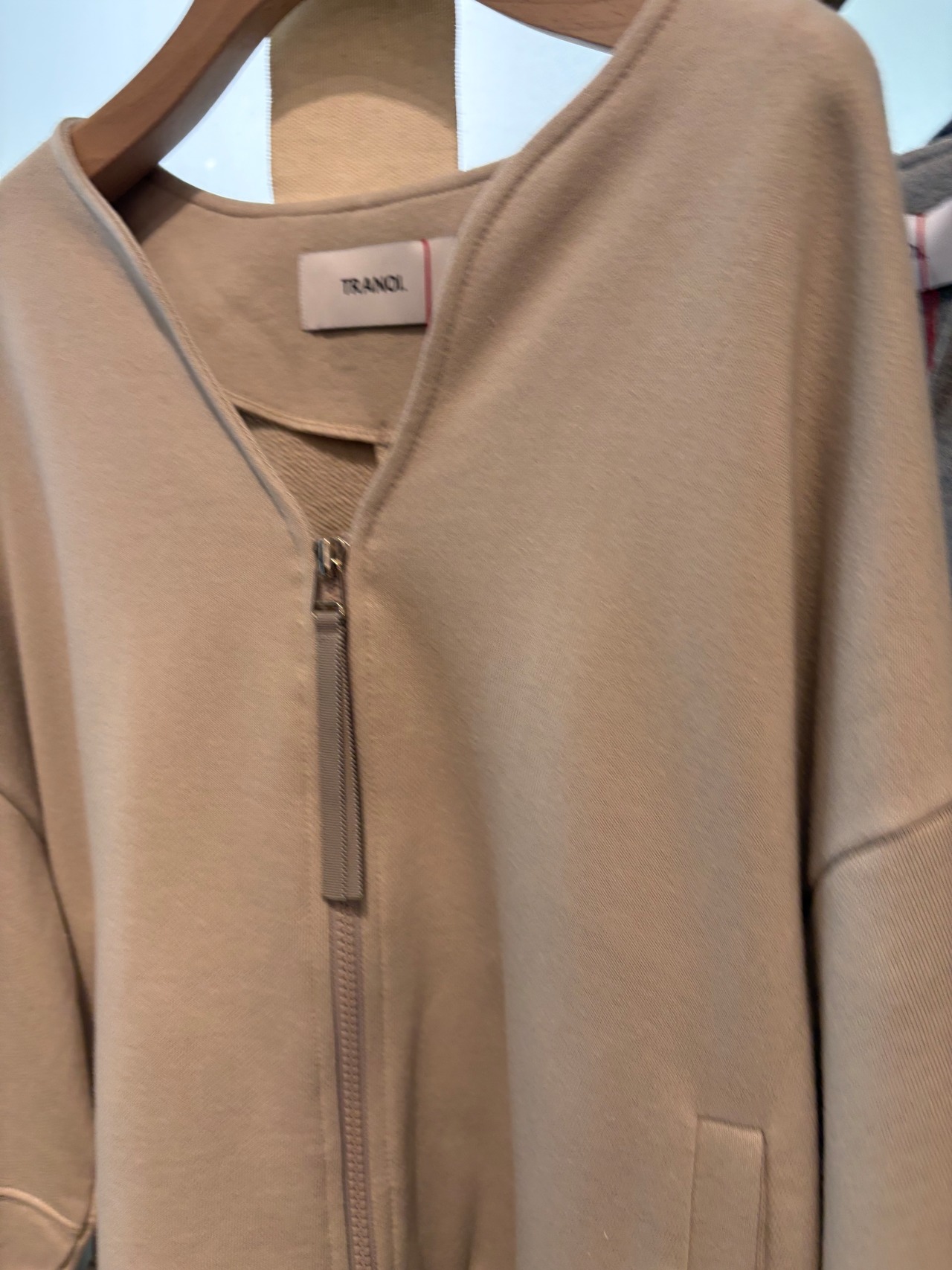 TORANOI スウェットzipカーディガン　214R307