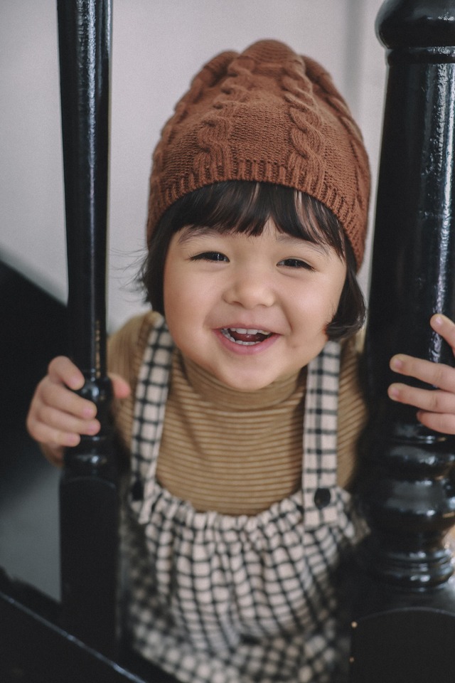 予約⌇onu/ Cable knit beanie