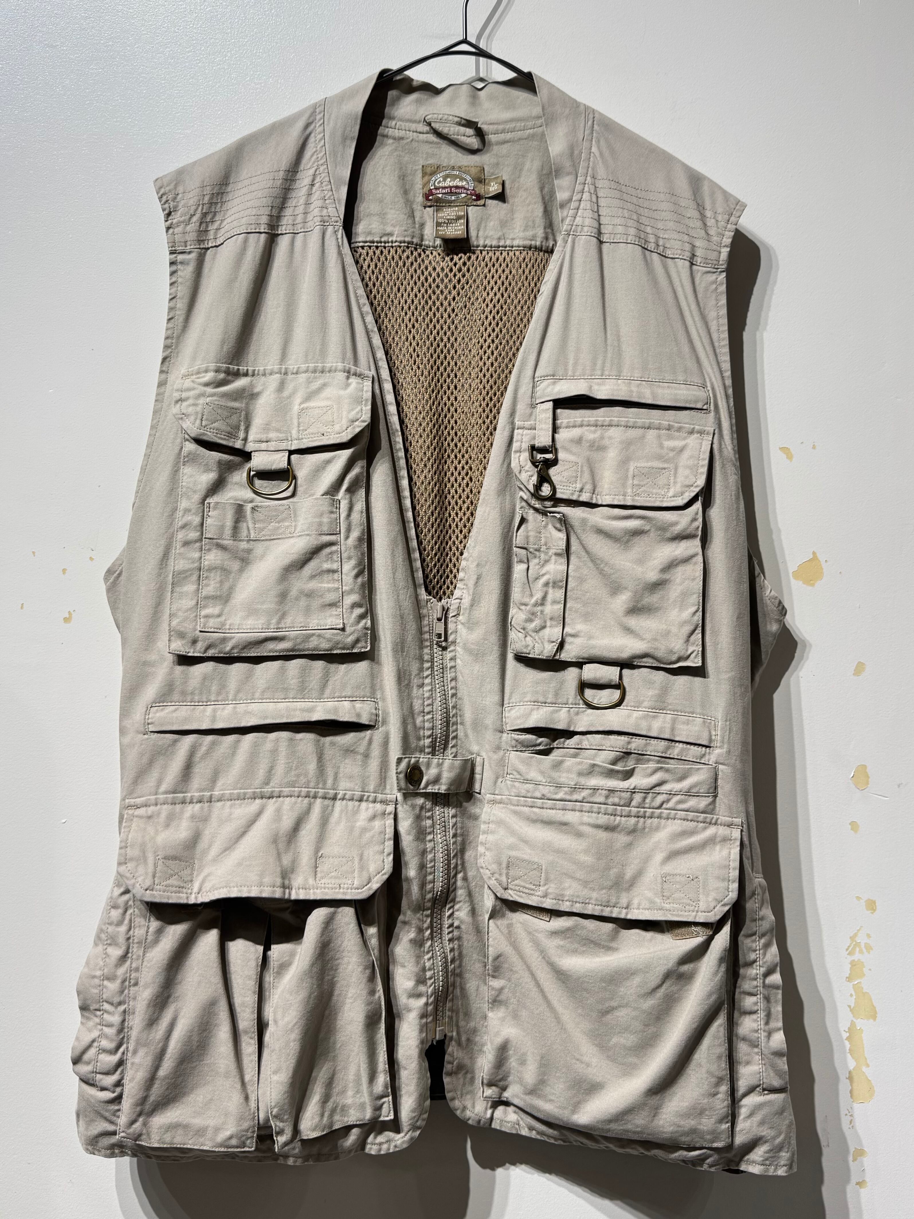 (OT1552)Cabelas safari vest (beige)