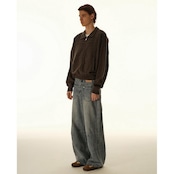 ストリート ジッパーセーター T1954