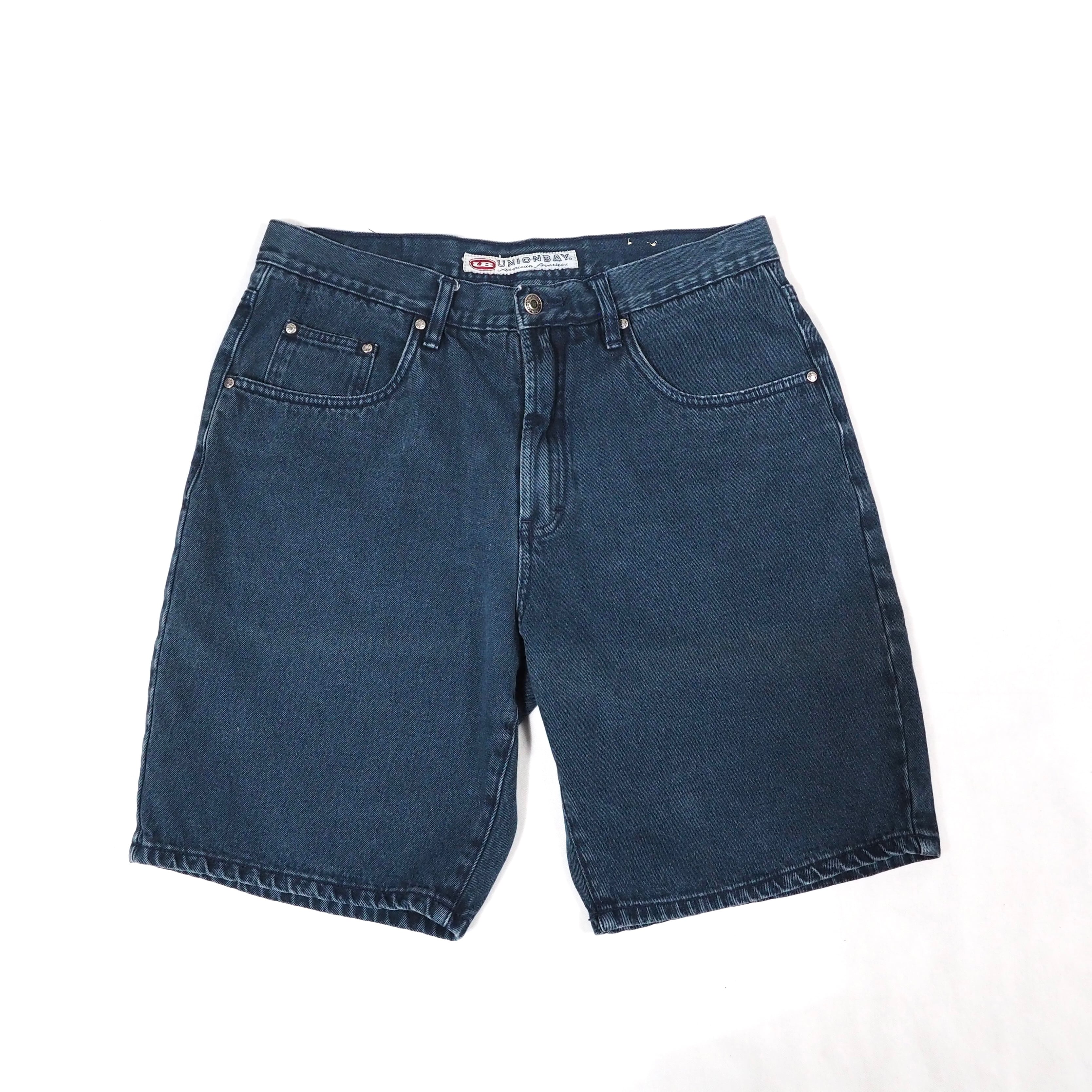 UNIONBAY dark navy denim original shorts w34 90's ユニオンベイ