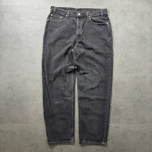 90s Levi's 550 black denim W38L32 古着