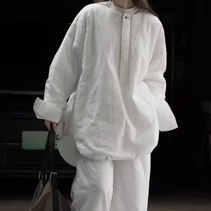 ノーカラーデザイントップス ・20566