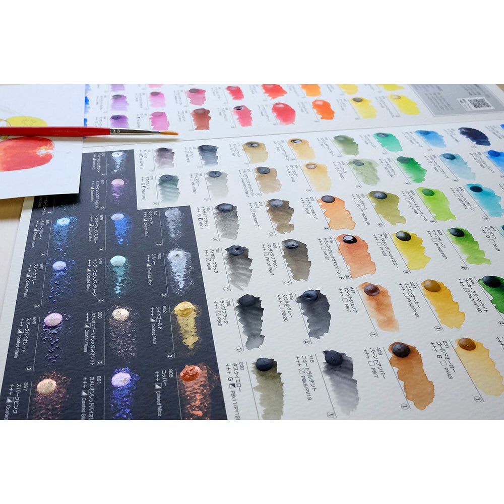 レンブラント 水彩絵具120色ドットカード | ARTs*LABo STORE