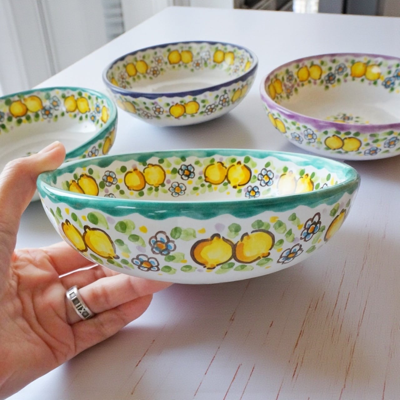 ボウル(M) 14cm COP038 Limone | CERAMICHE SEPPIA325｜イタリア陶器
