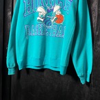 90s USA製 Hanes NBA HORNETS チームスウェット　アイスブルー　ホーネッツ　