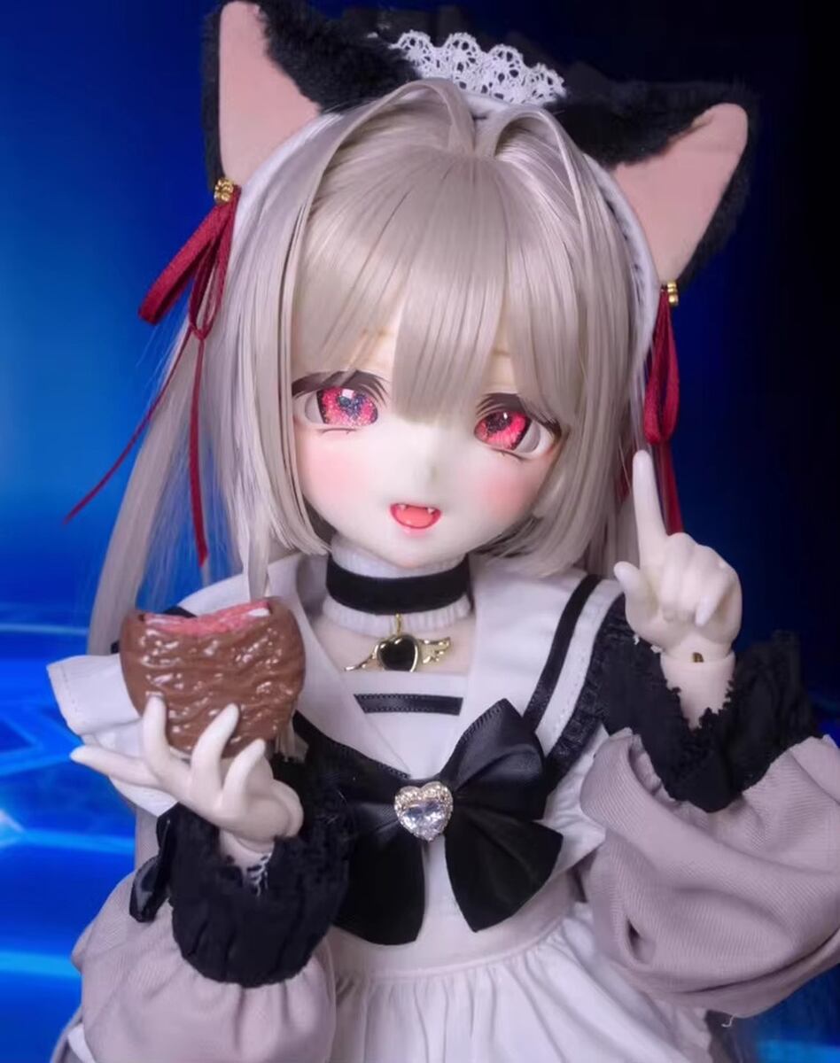 ドールヘッド カスタムドール 素体 1/4 メイクアップなし BJD 球体関節