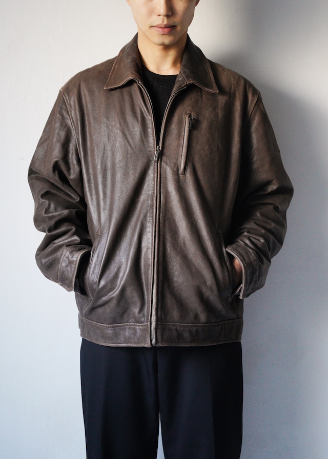 90’s cow leather jacket