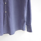 HATSKI Oval Check B.D. Shirt Blue HTK-22005