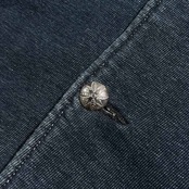 45rpm フォーティファイブアール インディゴ スウェット ジャケット 2 /コンチョボタン系/日本製