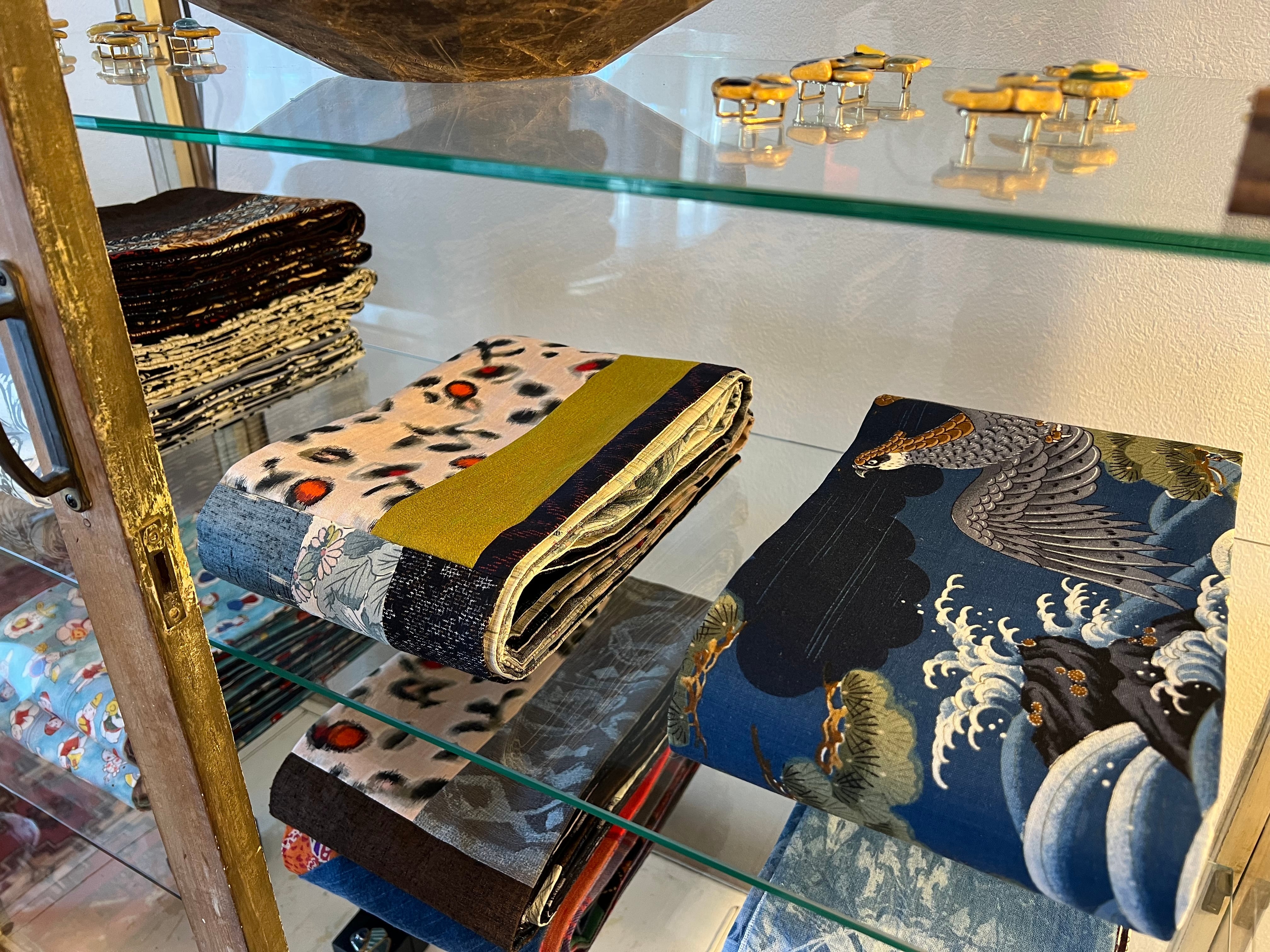 新作】ハンドメイドパッチワーク半幅帯 55 新作】ハンドメイドパッチワーク半幅帯 55