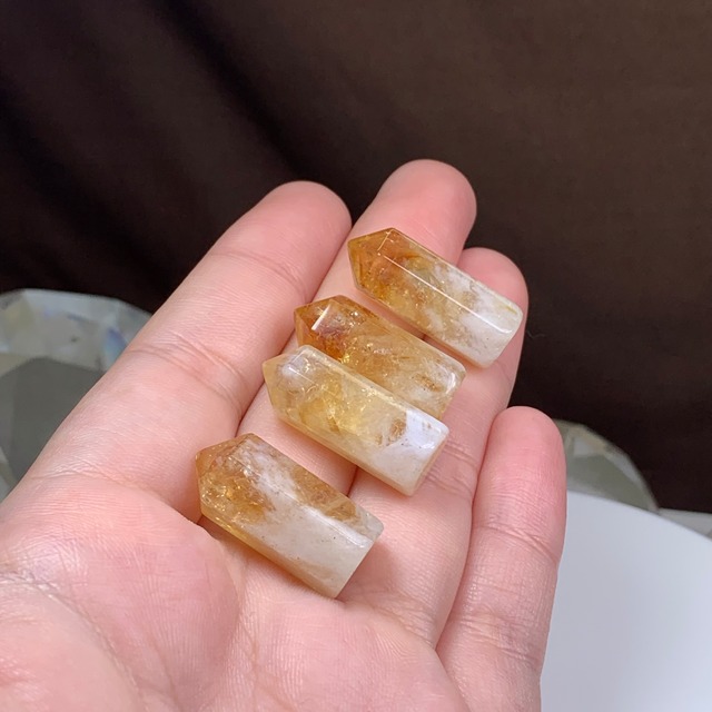 2.可愛い色合いシトリン・ポイント(小) 4本セット