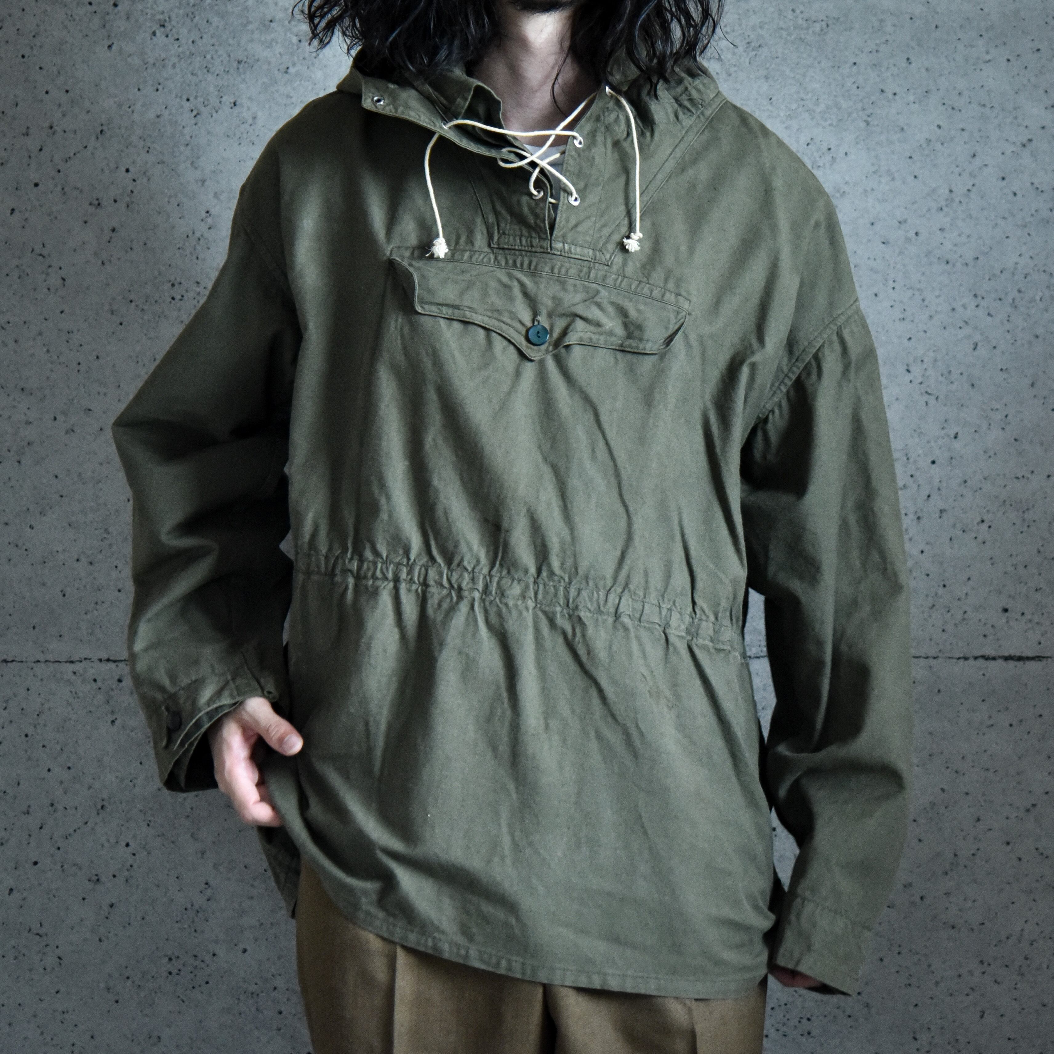 vintage bulgarian army anorak parka