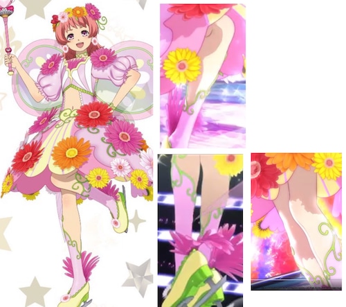 コスプレアイテム プリントオーダー タイツ 120デニール タイツ ストッキング 2足セット ★KING OF PRISM/西園寺レオ 等 ★受注品★