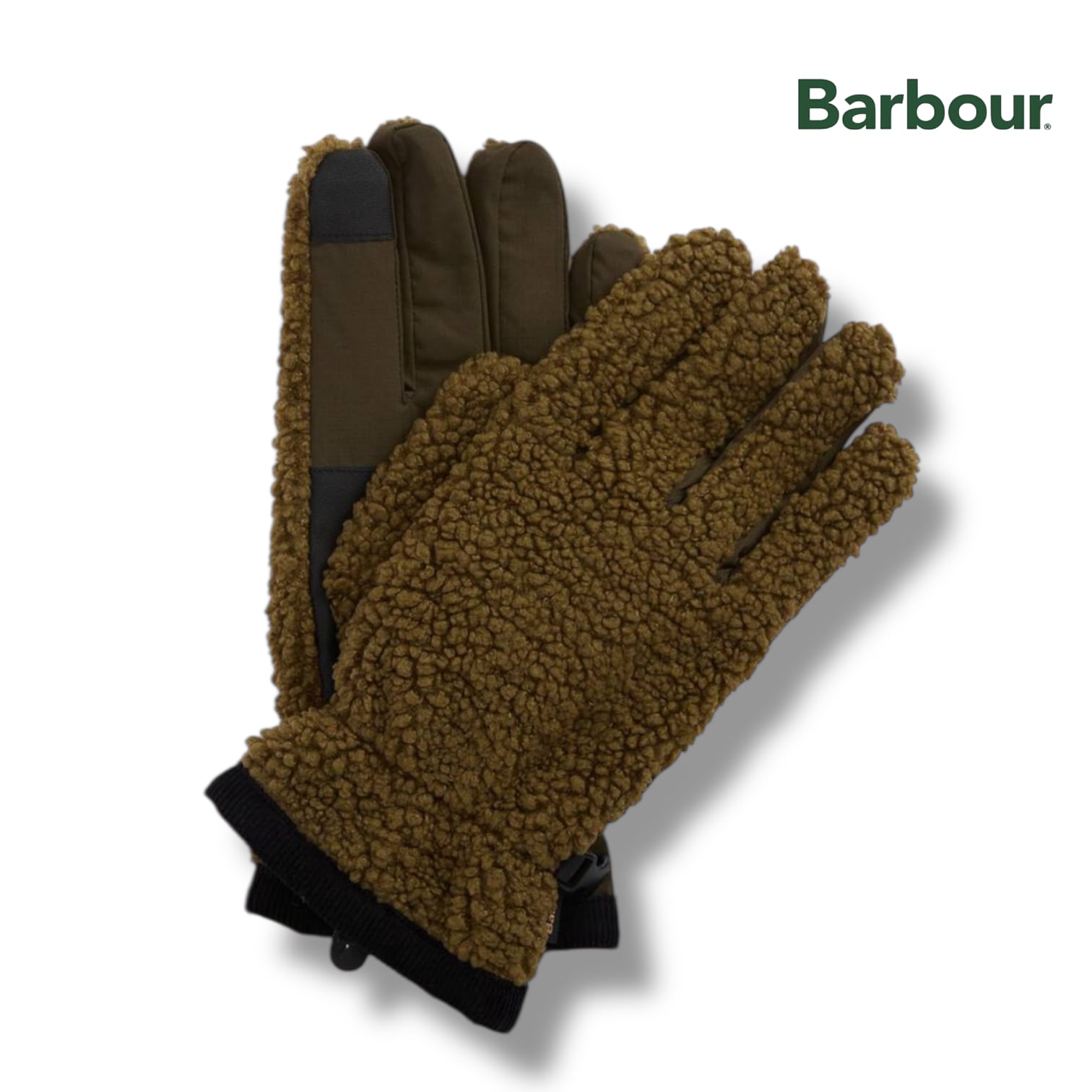 ”UNISEX”Field Fleece Gloves-Olive【Barbour】フィールドフリースグローブ MGL
