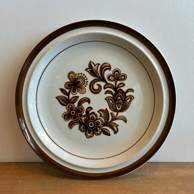 Vintage Stoneware Dinner Plate