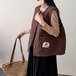 5色/ノーカラーダイヤ刺繍ベスト ・12695