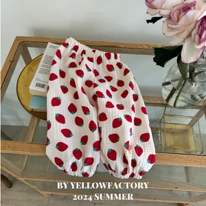 «sold out»«yellow factory» イチゴジョガーパンツ