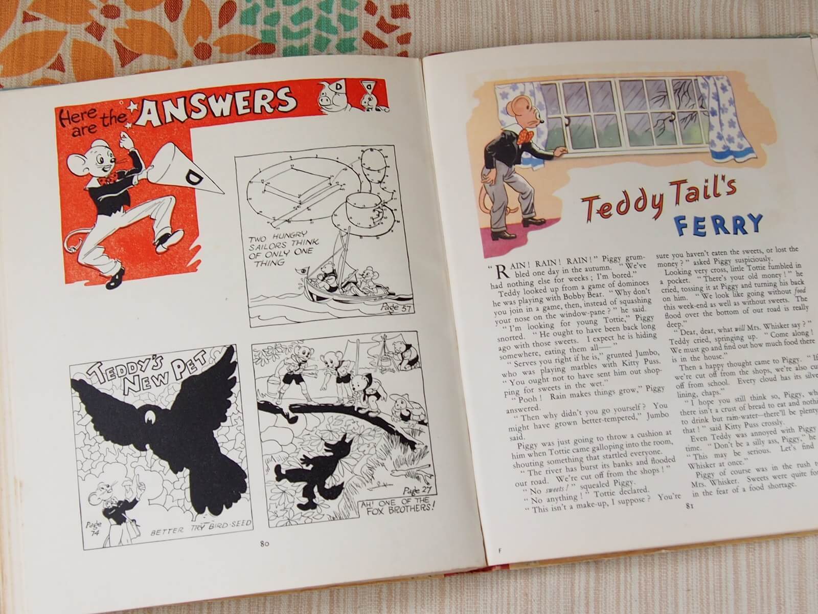 イギリスアンティーク 絵本 児童書 TEDDY TAIL Annual | Bonny Bee イギリスアンティーク 絵本 児童書 TEDDY TAIL Annual | Bonny Bee