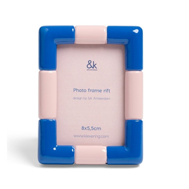 &Klevering "Photo frame rift"  Rectangle Blueフォトフレーム  アンドクレベリン オランダ