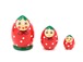 Strawberry matryoshka 3 piece | いちご マトリョーシカ 3個組