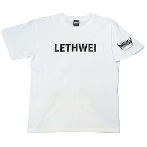 【Cotton100％】LETHWEIラウェイ　公式 T-shirts(white)-マリアパ