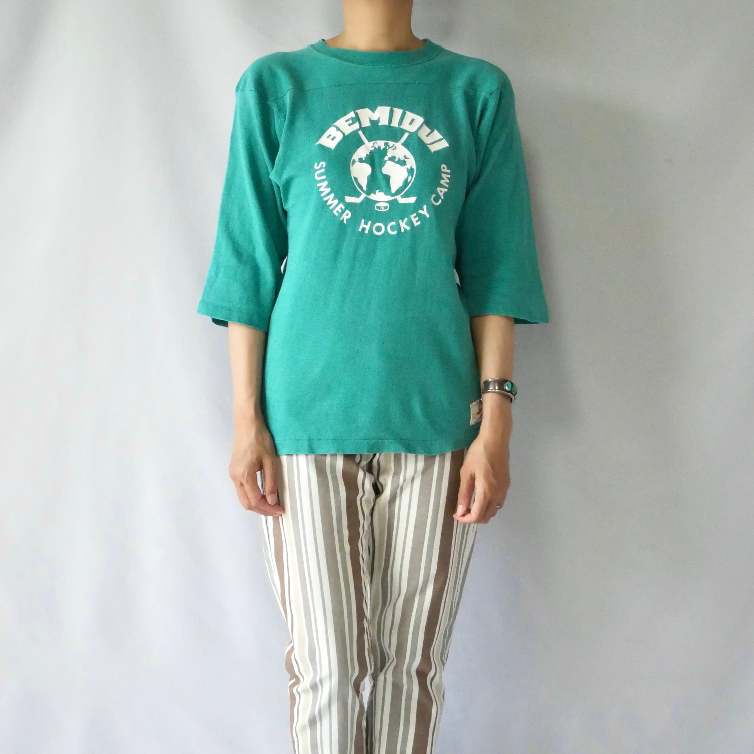 60s 70s フットボールT Tシャツ ビンテージT vintageTシャツ 70's Champion フットボールTシャツ - Fresh Service NECESSARY or