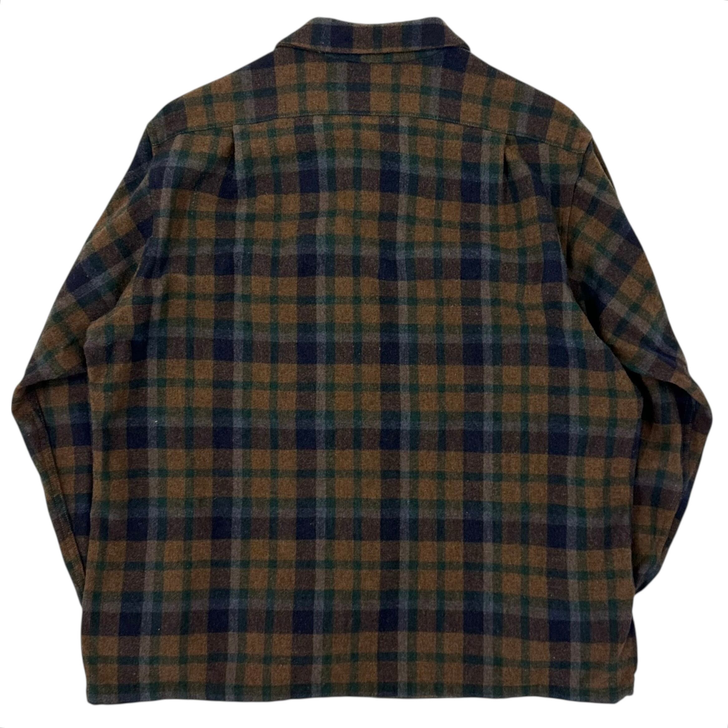 70's PENDLETON Board Shirt brown×navy | BerBerJin Yuhodo