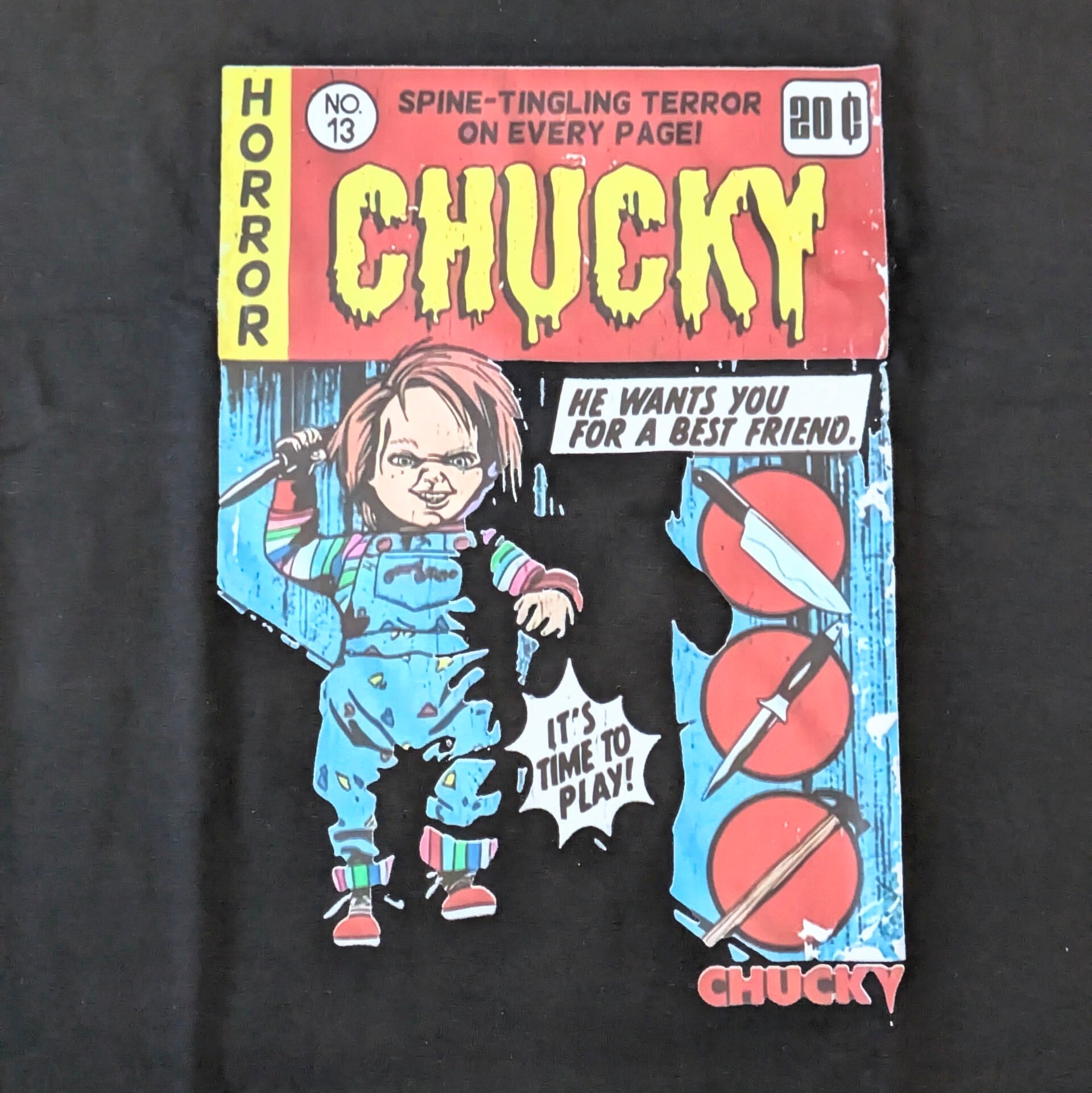 【チャッキー（Chucky）「チャイルド・プレイ」】映画Tシャツ / Tシャツ〚アメリカン雑貨 アメトイ〛