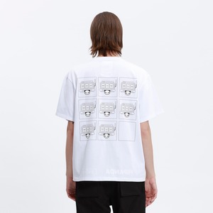 SALE【HIPANDA ハイパンダ】メンズ BROプリント Tシャツ MEN'S BRO PRINT SHORT SLEEVED T-SHIRT / WHITE・BLACK