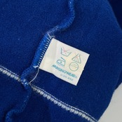 Grand Slam MUNSINGWEAR マンシング ボーダー Vネック ウールニット セーター S/ブルー