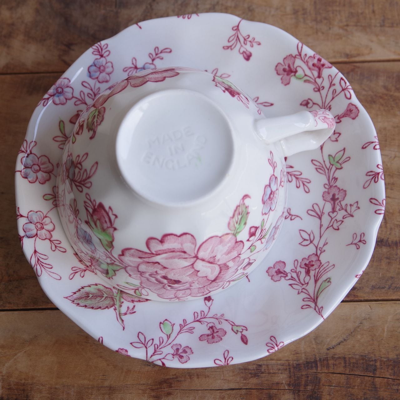 ジョンソンブラザーズ ローズチンツ ティーカップ&ソーサー