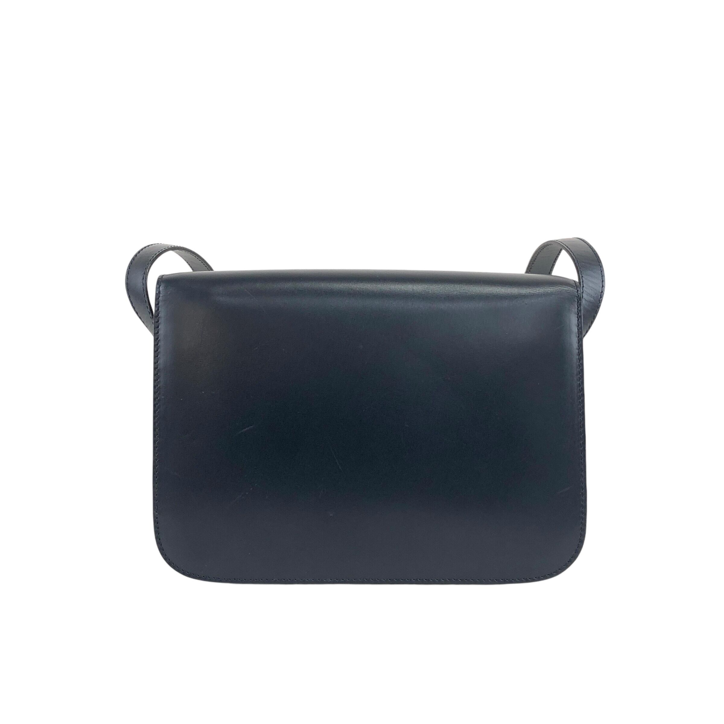 old CELINE ショルダーバッグ ネイビー 馬車 総柄 ロゴ ホース CELINE セリーヌ ショルダーバッグ ネイビー 馬車 ホースキャリッジ