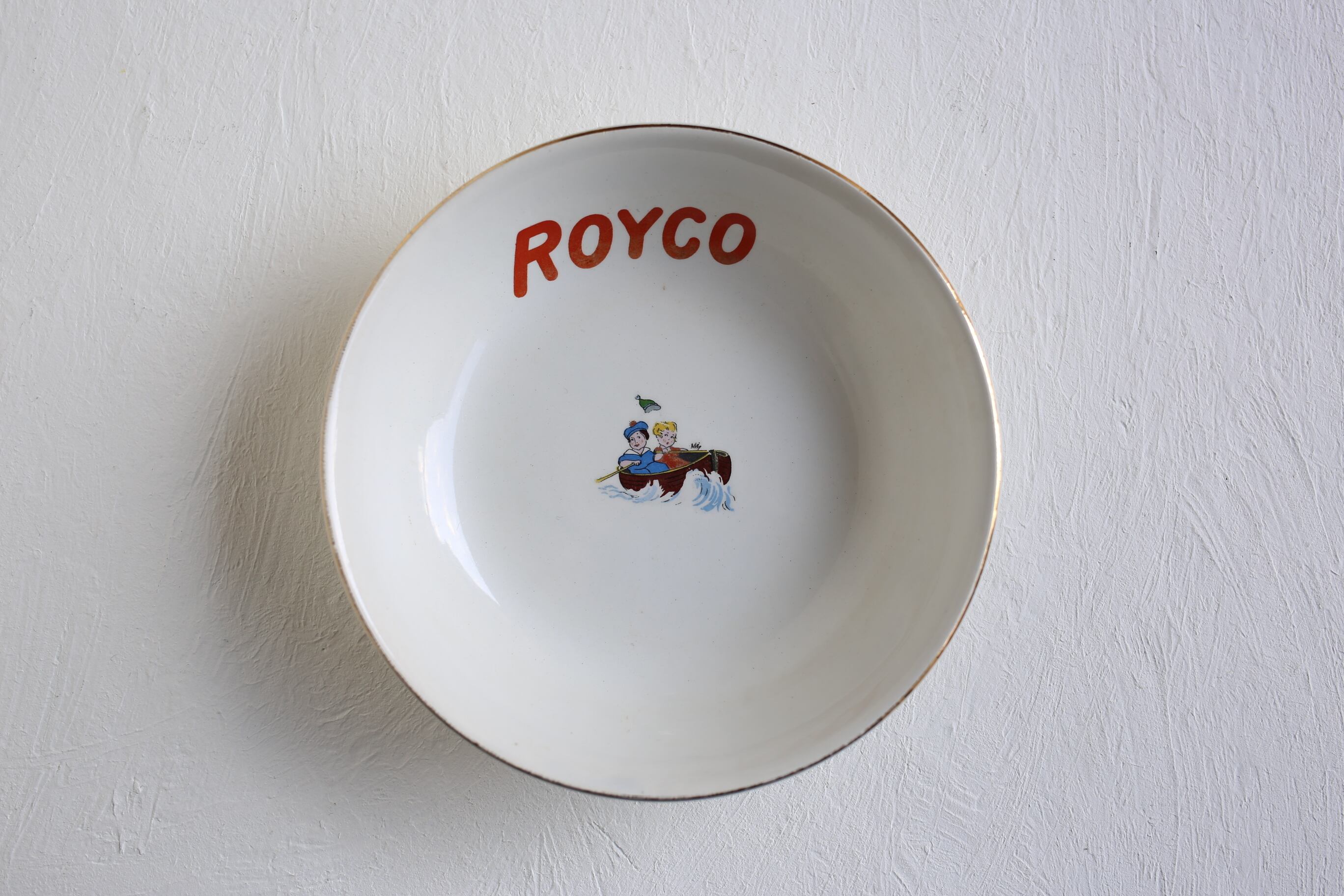 フランスアンティーク Digoin&Sarreguemines スープボウル