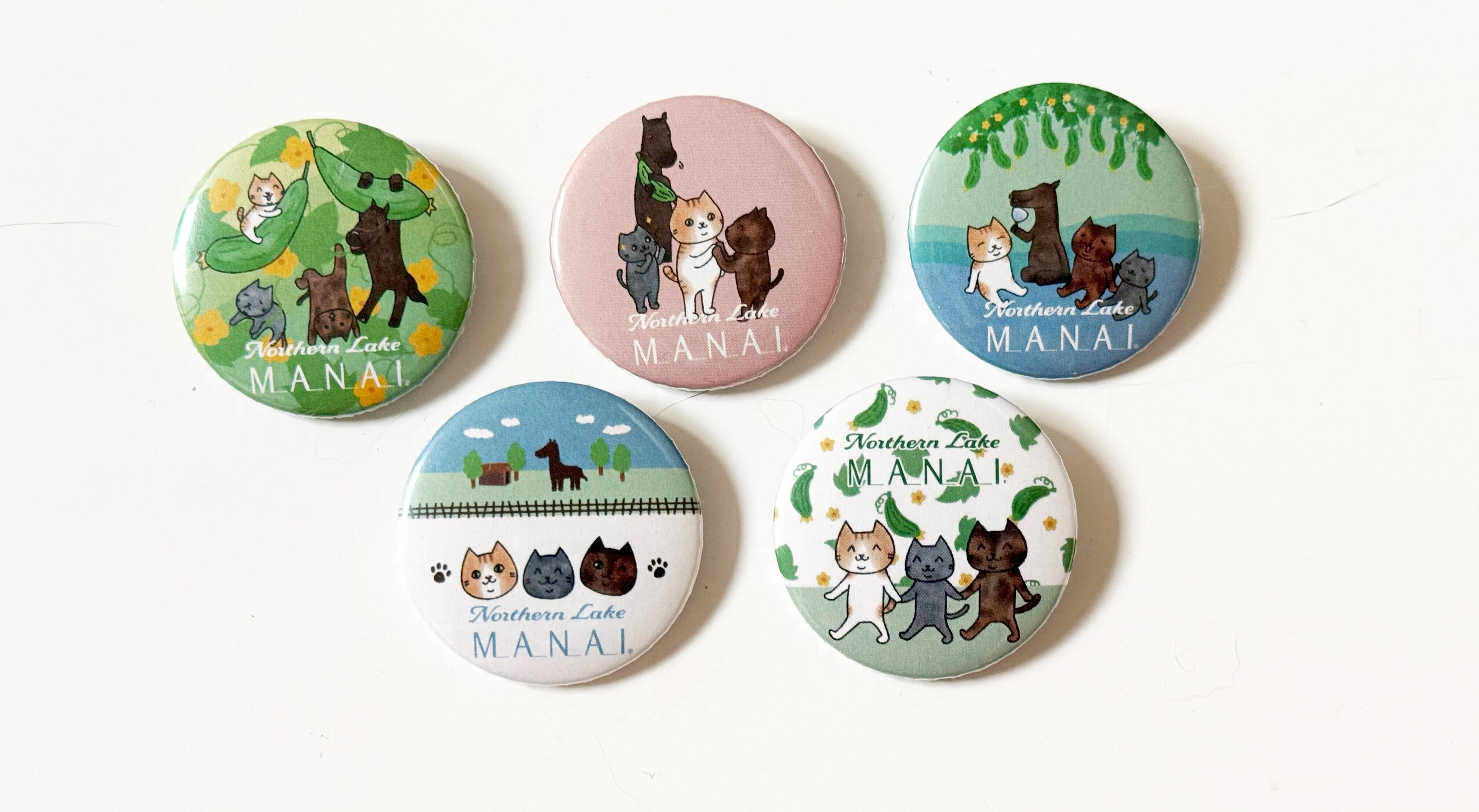 ノーザンレイクコラボハンドクリーム5個セット数量限定缶バッチor