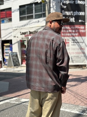 GENIUS CRAft / OMBRE CHECK SHIRT L/S / 長袖 / チェックシャツ