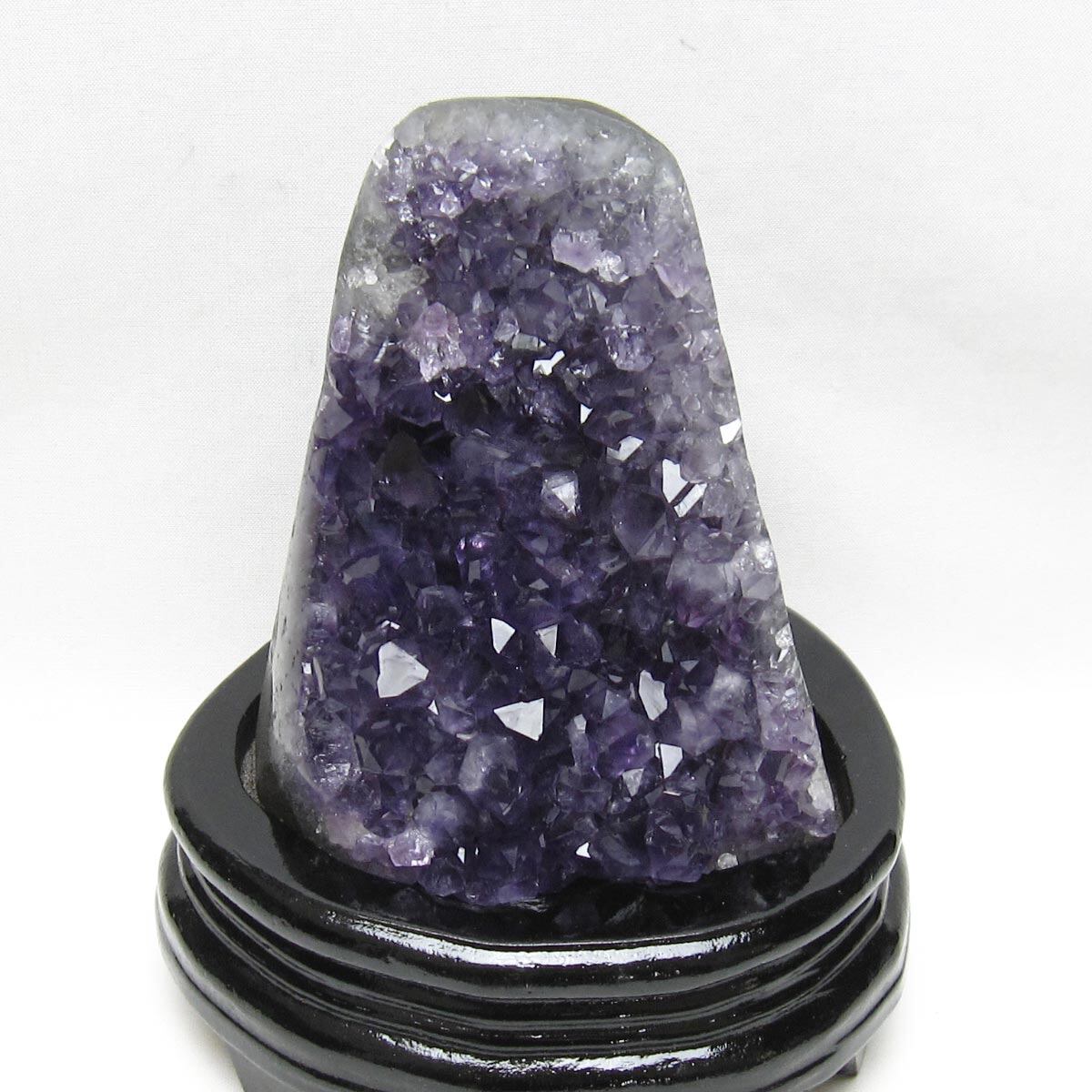 1Kg アメジスト 原石 ウルグアイ産 アメジスト クラスター amethyst 台座付属 一点物 182-8748
